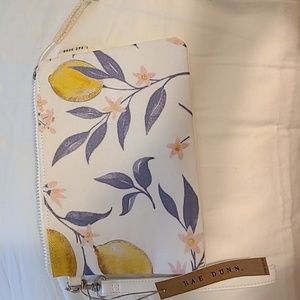 Rae Dunn print lemon pouch